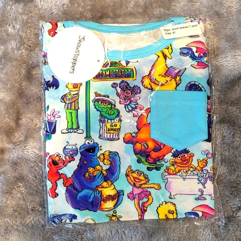 "Sunny Days" Pocket T shirt - Picture 1 of 2